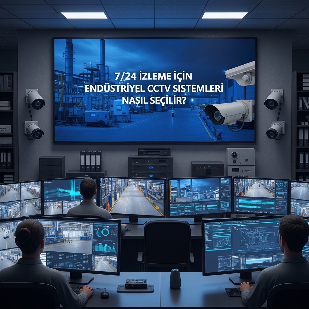 7/24 İzleme İçin Endüstriyel CCTV Sistemleri Nasıl Seçilir?