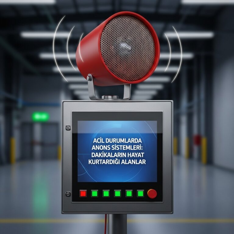 Acil Durumlarda Anons Sistemleri: Dakikaların Hayat Kurtardığı Alanlar