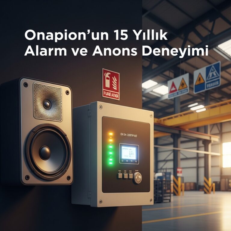 Onapion’un 15 Yıllık Alarm ve Anons Deneyimi