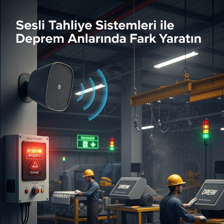 Sesli Tahliye Sistemleri ile Deprem Anlarında Fark Yaratın