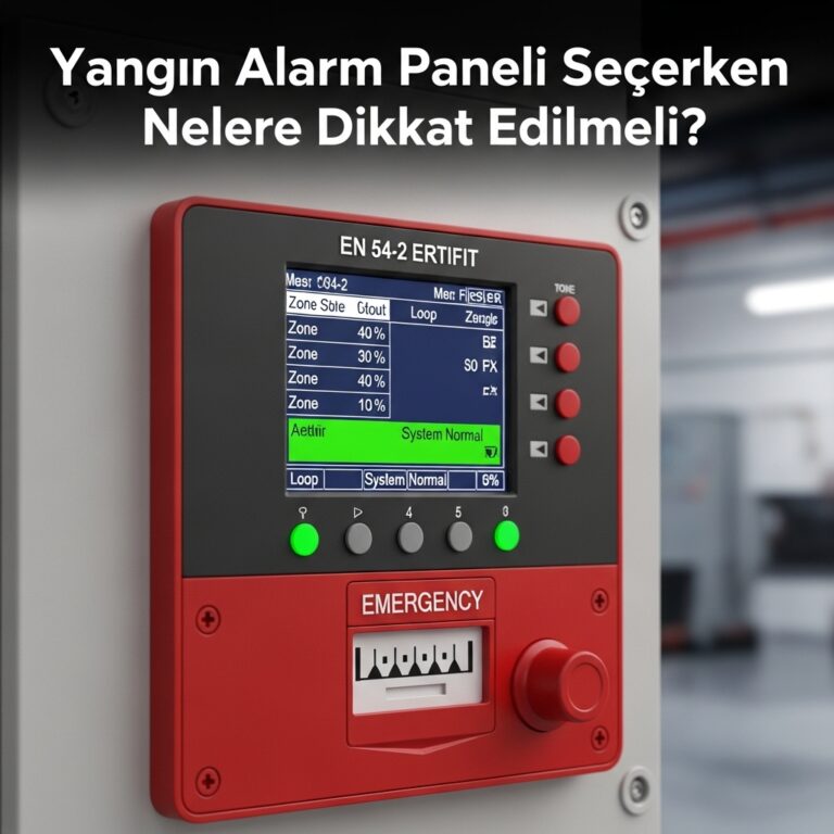 Yangın Alarm Paneli Seçerken Nelere Dikkat Edilmeli?