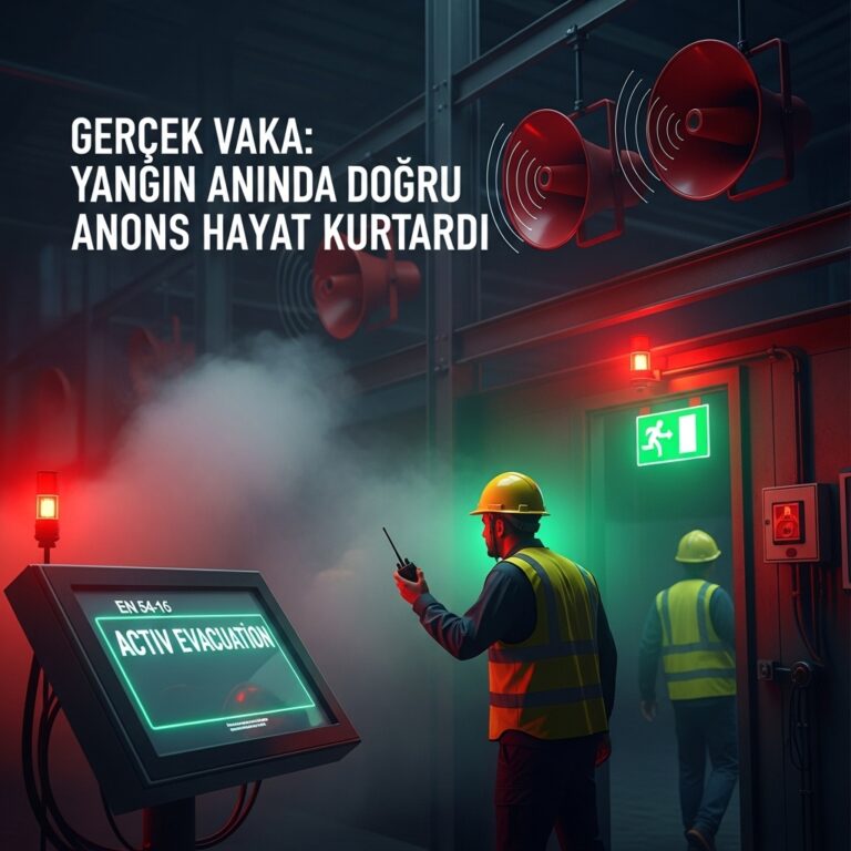 Gerçek Vaka: Yangın Anında Doğru Anons Hayat Kurtardı