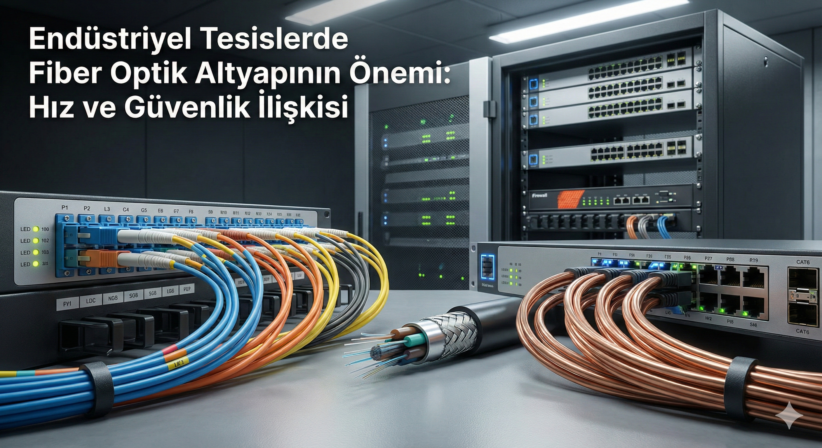 Endüstriyel fiber optik sonlandırma